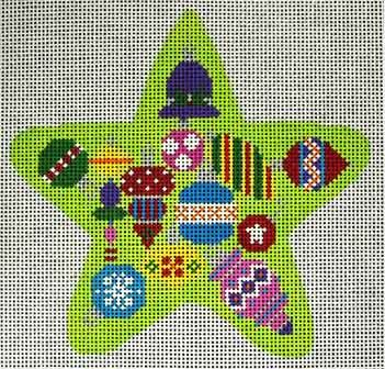Star/Green w/Ornaments