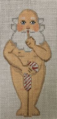 Naked Santa w/Candy Cane
