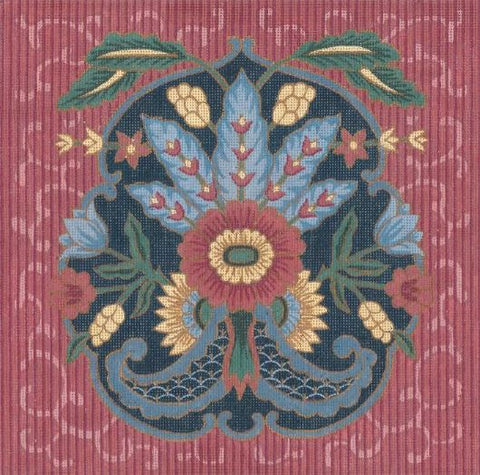 Fantasy Flower/Metallic Background