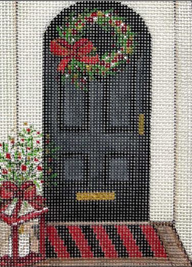 Lantern and Black Door