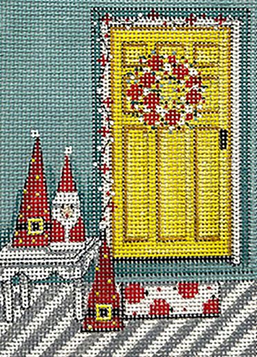 Santa and Yellow Door
