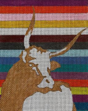 Tuttle Bag Insert - Bull on Stripes