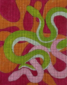 Tuttle Bag Insert - Snakes Intertwined
