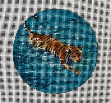 Wading Tiger