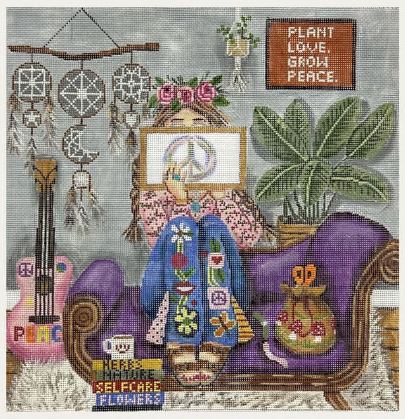 Hippie Stitching Girl