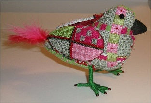 Tiny Christmas Ribbon Bird