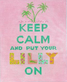Keep CalmÃ¢â‚¬Â¦ Lilly (Block Letters)