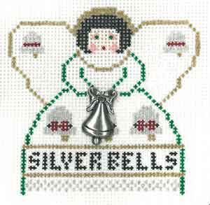 Mini Angel - Silver Bells w/charms