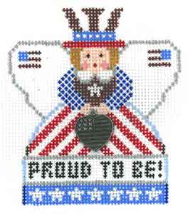 Mini Angel - Proud American w/charms