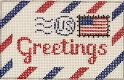 Passport Insert - Red/Blue Greetings