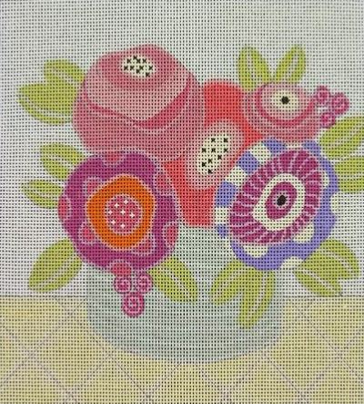 Hat Basket/Flowers
