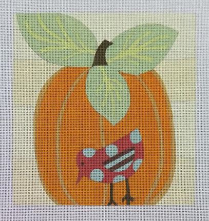 Pumpkin w/Bird