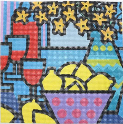 Still Life w/Seven Apples