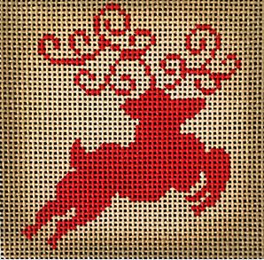 Reindeer Silhouette/Right Facing