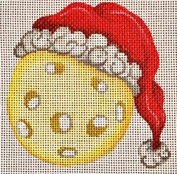 Pickle Ball w/Santa Hat