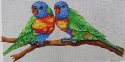 Parrots on a Branch