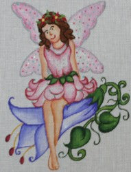 Pink Fairy on a Flower