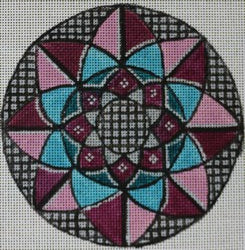 Kaleidoscope w/Pink/Maroon/Turquoise/Grey
