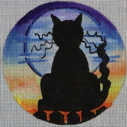 Midnight Cat Silhouette