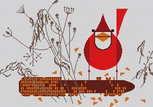 Cardinal on the Corn - 18M