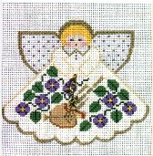 Eleven Pipers Piping Angel w/charms