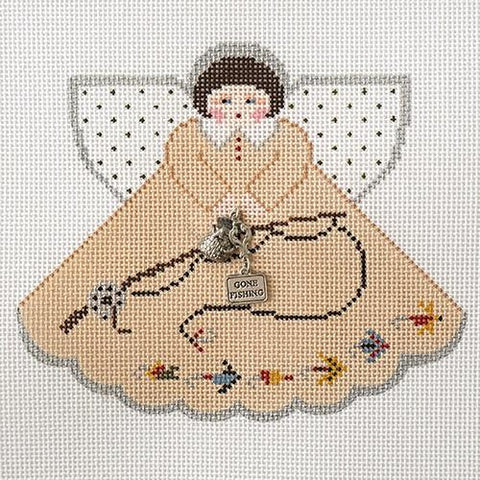 Fly Fishing  Angel w/charm