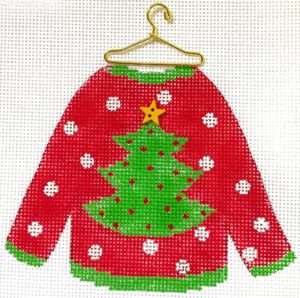 Sweater - Christmas Tree w/Stitch Guide