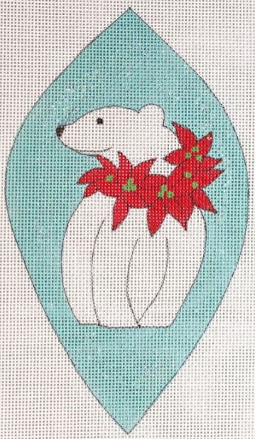 Poinsettia Polar Bear