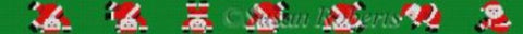 Tumbling Santas Belt (green)