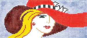 Lady w/Red Hat