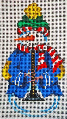 Snowman Playing Clarinet  