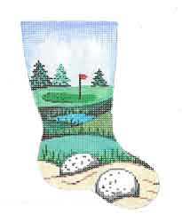 Mini Sock - Gold Course