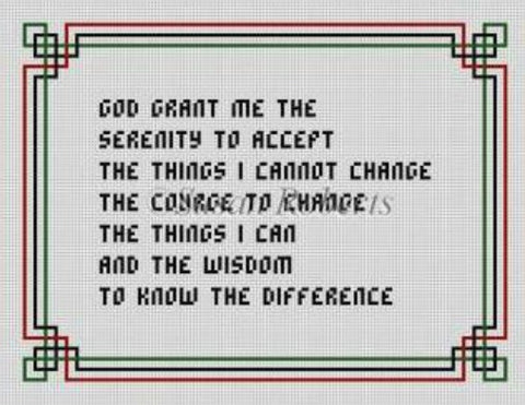Serenity Prayer (Corners)