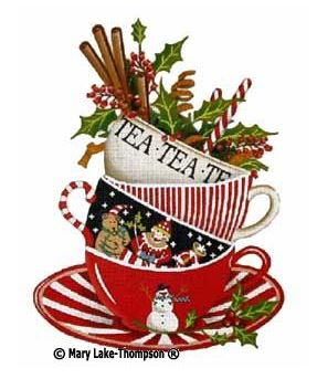 Christmas Teacups 
