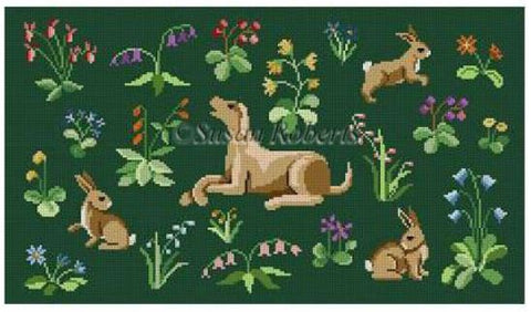 Cluny Rabbits and Hound