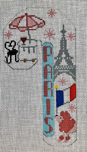 Travel Candy Cane - Paris