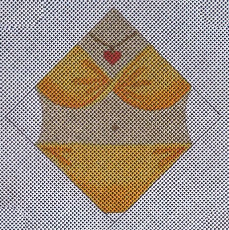 Diagonal Bikini w/Heart
