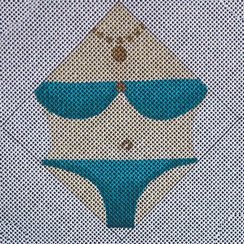 Diagonal Plain Bikini