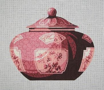 Single Ginger Jar Red