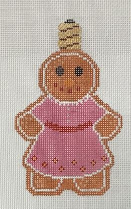 Retro Gingerbread Woman Bulb