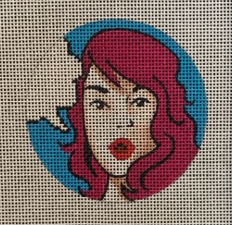 Girl w/Text Bubble