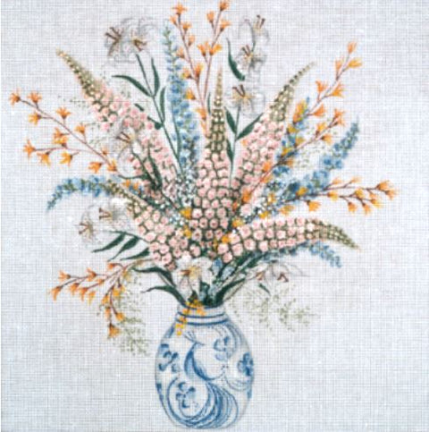 Foxglove in Blue Delft