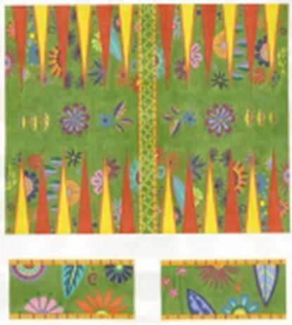Border Garden Backgammon Set - 13M