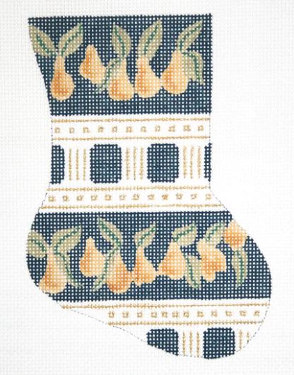 Navy w/Pears Minisock