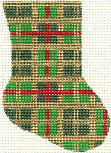 Christmas Plaid Minisock