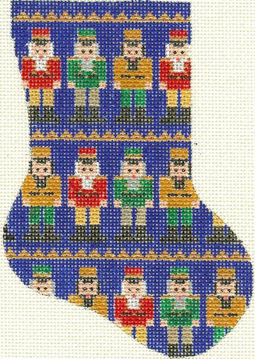 Nutcracker Minisock - Blue background
