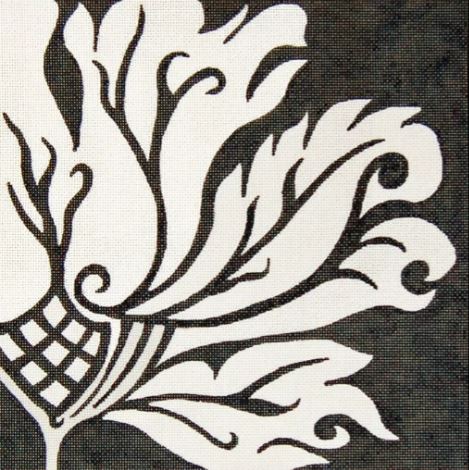 Flora - White on Black