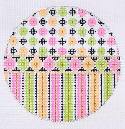 Merry All Over Pastel - Round