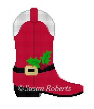 Santa Suit Cowboy Boot