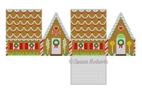 Scallop Hearts Gingerbread House